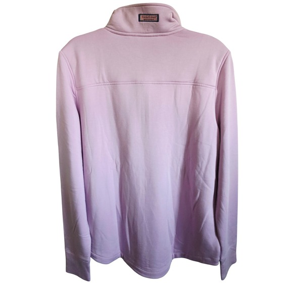 Vineyard Vines Men's XL Shep Shirt Pullover Lilac Quarter Zip Fleece NWT $138 - Picture 3 of 7